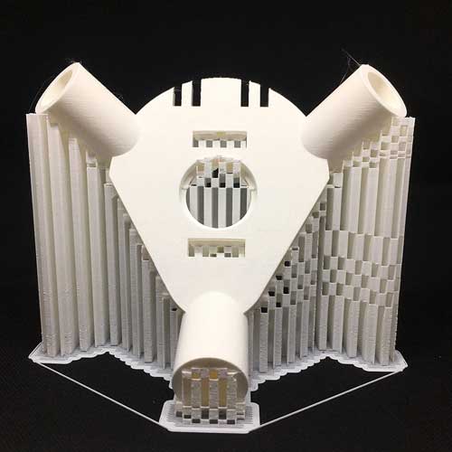 A 3D print that looks like an architecture.